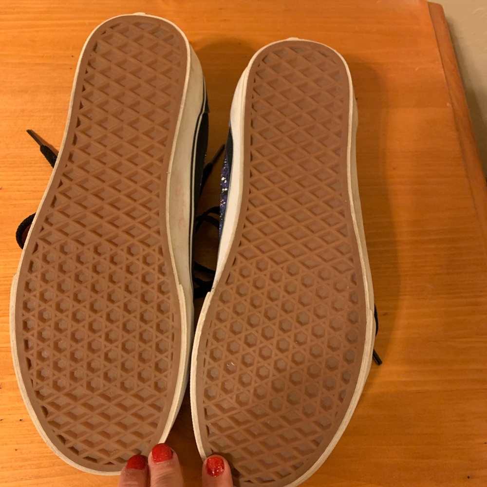 Navy Galaxy Vans Mens Size 8 - Picture 3 of 4